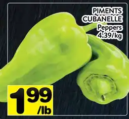 Supermarché PA PIMENTS CUBANELLE | Peppers offer