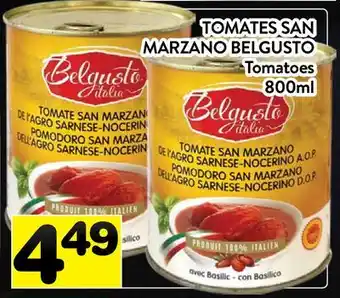 Supermarché PA TOMATES SAN MARZANO BELGUSTO | Tomatoes offer