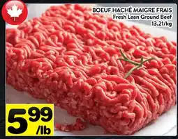 Supermarché PA BOEUF HACHÉ MAIGRE FRAIS | Fresh Lean Ground Beef offer