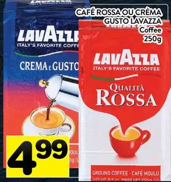 Supermarché PA CAFÉ ROSSA OU CRÈMA GUSTO LAVAZZA | Coffee offer