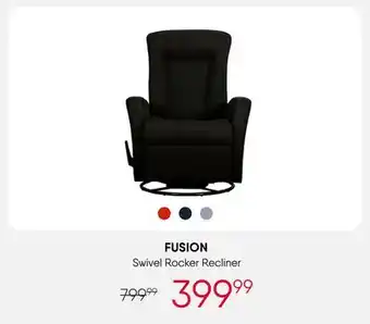 Meubles RD Fusion - Swivel Rocker Recliner offer