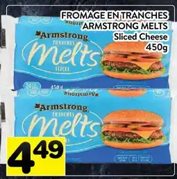 Supermarché PA FROMAGE EN TRANCHES ARMSTRONG MELTS | Sliced Cheese offer