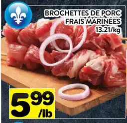 Supermarché PA BROCHETTES DE PORC FRAIS MARINÉES offer