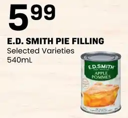 Freson Bros E.D. smith pie filling offer