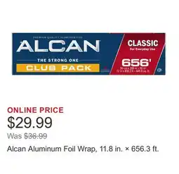 Costco Alcan Aluminum Foil Wrap, 11.8 in. × 656.3 ft offer