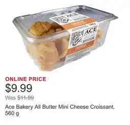 Costco Ace Bakery All Butter Mini Cheese Croissant offer