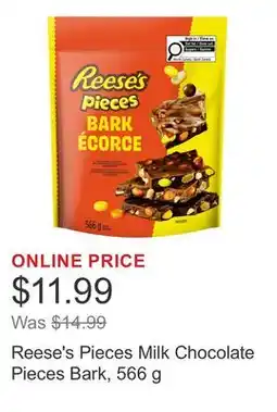 Costco Reese's Pieces Milk Chocolate Pieces Bark offer
