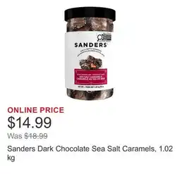 Costco Sanders Dark Chocolate Sea Salt Caramels offer