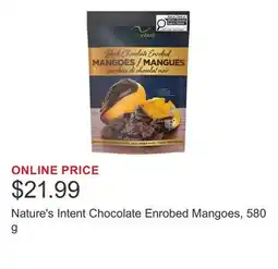 Costco Nature's Intent Chocolate Enrobed Mangoes offer