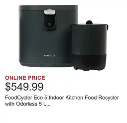 Costco FoodCycler Eco 5 Indoor Kitchen Food Recycler with Odorless 5 L Waste Bin offer