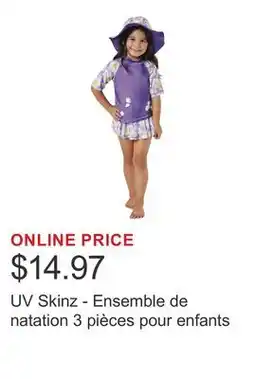 Costco UV Skinz - Ensemble de natation 3 pièces pour enfants offer