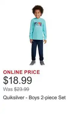 Costco Quiksilver - Boys 2-piece Set offer