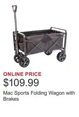 Costco Mac Sports Folding Wagon with Brakes offer