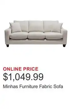 Costco Minhas Furniture Fabric Sofa offer