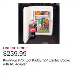 Costco Koolatron P75 Kool Kaddy 12V Electric Cooler with AC Adapter offer