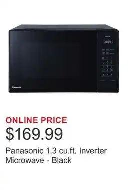 Costco Panasonic 1.3 cu.ft. Inverter Microwave - Black offer