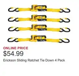 Costco Erickson Sliding Ratchet Tie Down offer