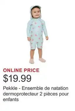 Costco Pekkle - Ensemble de natation dermoprotecteur 2 pièces pour enfants offer