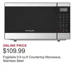 Costco Frigidaire 0.9 cu.ft Countertop Microwave, Stainless Steel offer