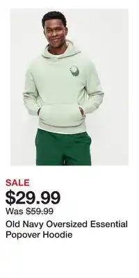 Old Navy Old Navy Oversized Essential Popover Hoodie offer
