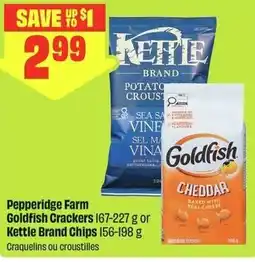 FreshCo Pepperidge farm goldfish crackers or kettle brand chips offer