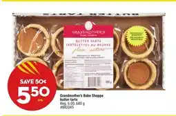 Giant Tiger Grandmother's Bake Shoppe butter tarts offer