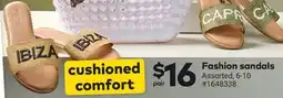 Giant Tiger Fashion sandals offer