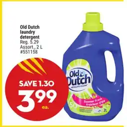 Giant Tiger Old Dutch laundry detergent offer