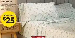 Giant Tiger Queen sheet set offer