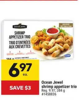 Giant Tiger Ocean Jewel shrimp appetizer trio offer