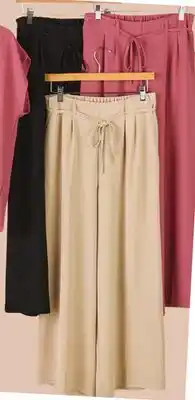 Giant Tiger Airflow crop pants with front tie offer