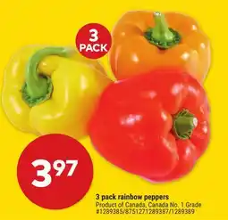 Giant Tiger 3 pack rainbow peppers offer
