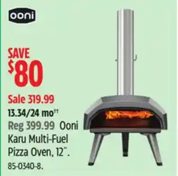 Canadian Tire Ooni Karu Multi-Fuel Pizza Oven, 12˝ offer