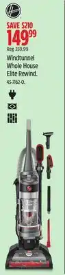 Canadian Tire Hoover Windtunnel Whole House Elite Rewind offer