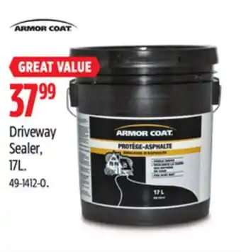 Canadian Tire Driveway Sealer offer