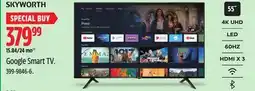 Canadian Tire Skyworth Google Smart TV offer