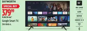 Canadian Tire Skyworth Google Smart TV offer