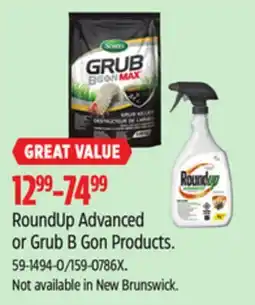 Canadian Tire RoundUp Advanced or Grub B Gon Products offer
