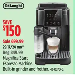 Canadian Tire DeLonghi Magnifica Start Espresso Machine offer