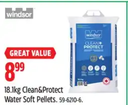 Canadian Tire Windsor 18.1kg Clean&Protect Water Soft Pellets offer