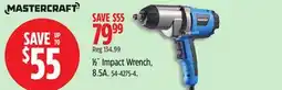 Canadian Tire Mastercraft 1⁄2˝ Impact Wrench, 8.5A offer