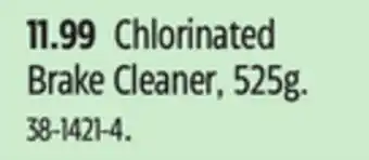 Canadian Tire Chlorinated Brake Cleaner offer