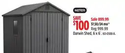 Canadian Tire Keter Darwin Shed, 6 x 6´ offer