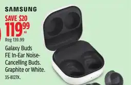 Canadian Tire SAMSUNG Galaxy Buds FE In-Ear Noise- Cancelling Buds offer