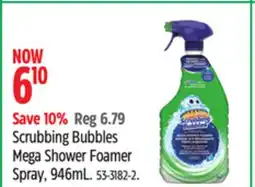 Canadian Tire Scrubbing Bubbles Mega Shower Foamer Spray offer