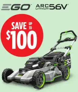 Canadian Tire EGO 56V Power+ Self-Propelled Mower, 21 with 10Ah Battery & Charger offer