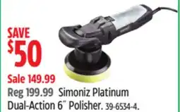 Canadian Tire Simoniz Platinum Dual-Action 6˝ Polisher offer