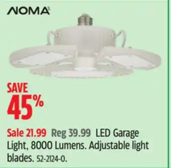 Canadian Tire NOMA LED Garage Light, 8000 Lumens offer