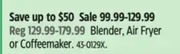 Canadian Tire Blender, Air Fryer or Coffeemaker offer