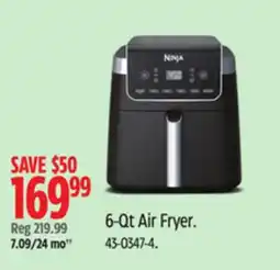 Canadian Tire 6-Qt Air Fryer offer